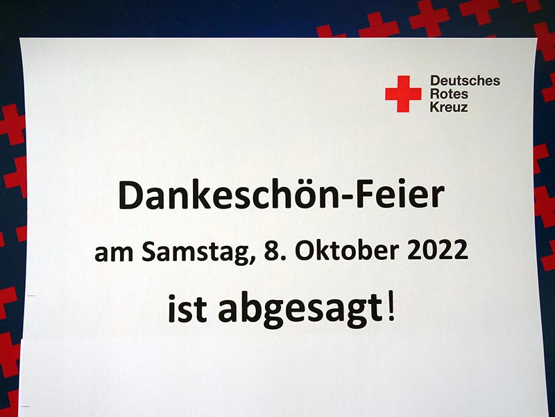 Dankeschön-Feier erst nächstes Jahr