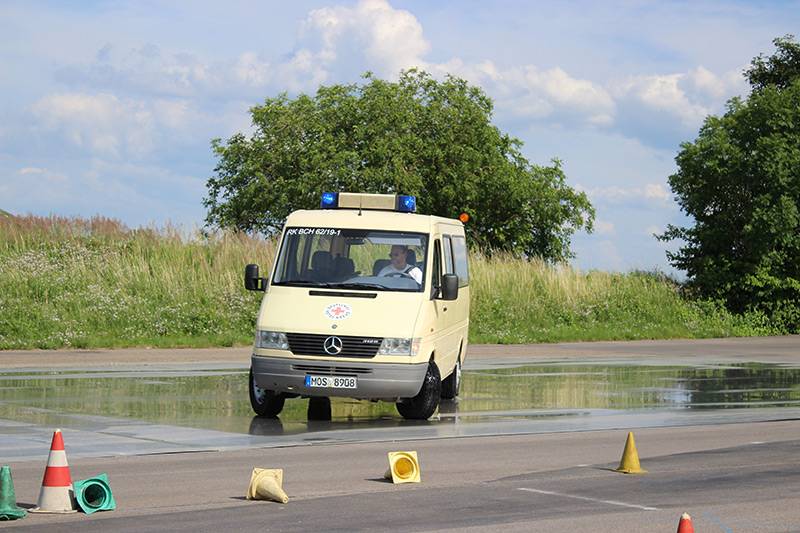 Fahrsicherheitstraining 2021. Fotos: Stefan Merkert, DRK-Kreisverband Mosbach